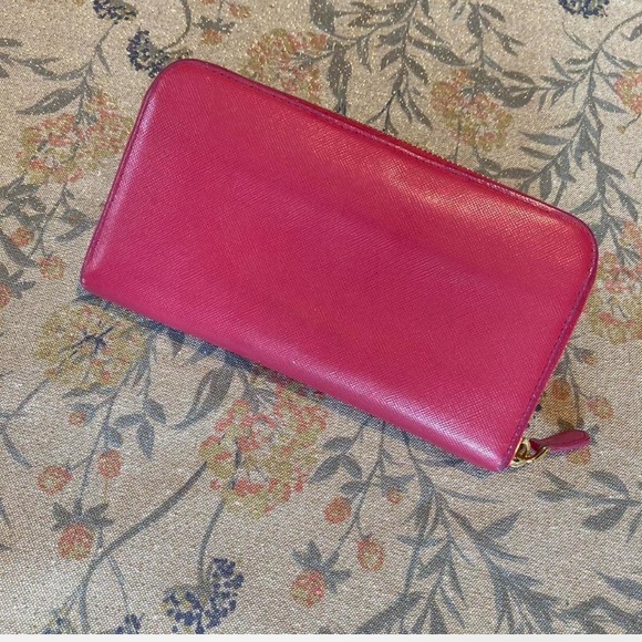 PRADA Saffiano Peonia Fiocco Bow Wallet - Picture 7 of 8